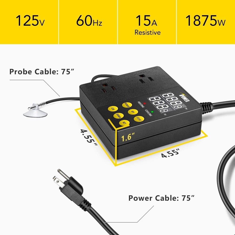 Digital Heating and Cooling Temperature Controller for Seed Germination