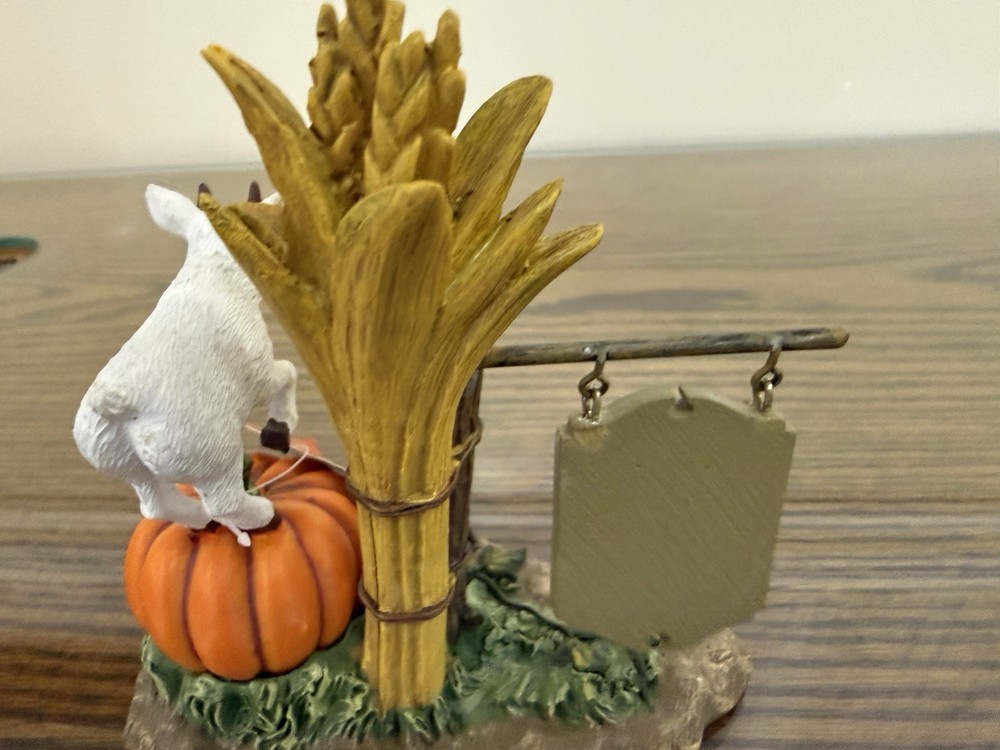 The Pumpkin Patch. Ceramic Figure Fall Season