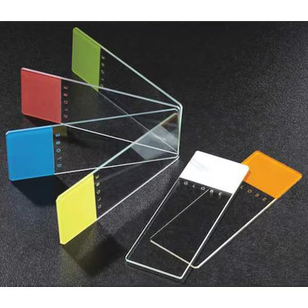 Globe Scientific 1324G Microscope Slide, Green, 1.1Mm, Pk144