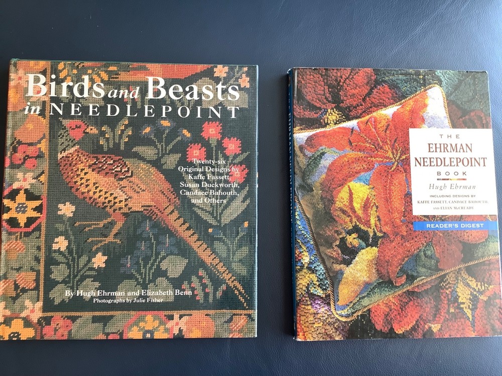 2 Ehrman Needlepoint Books