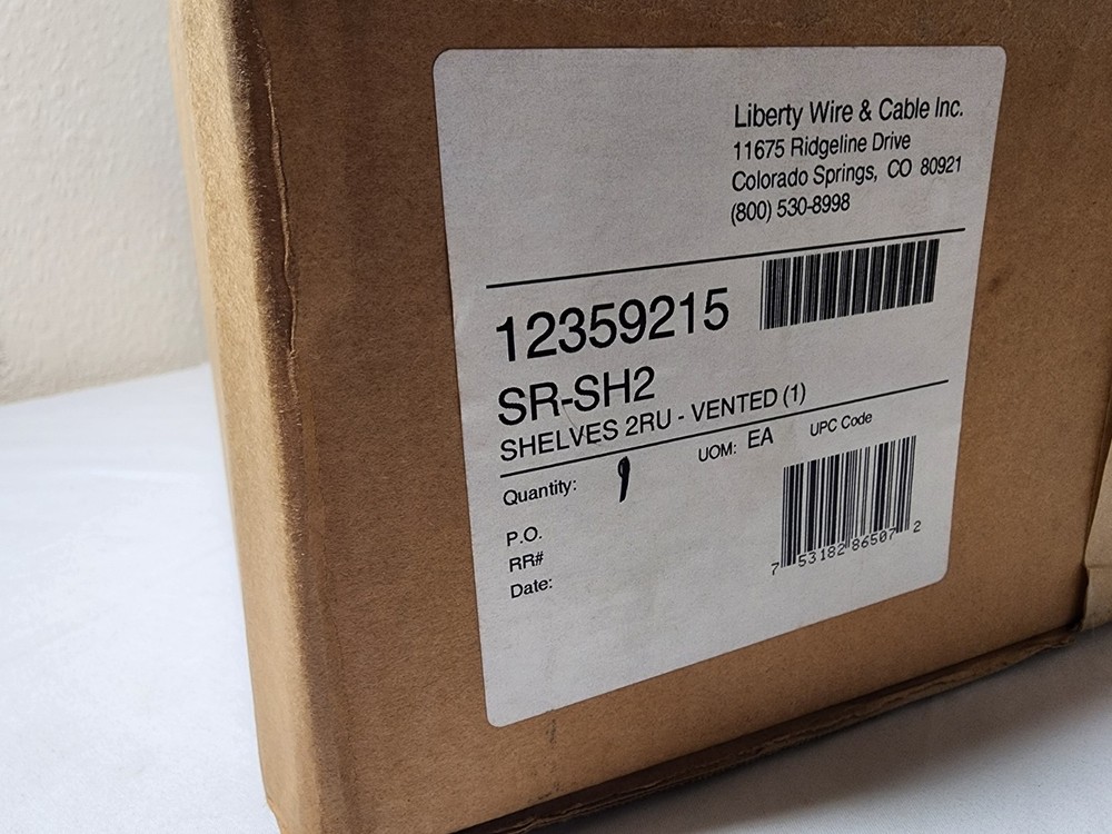 Installers Choice SnapRax Quick assembly 2RU Vented Shelf