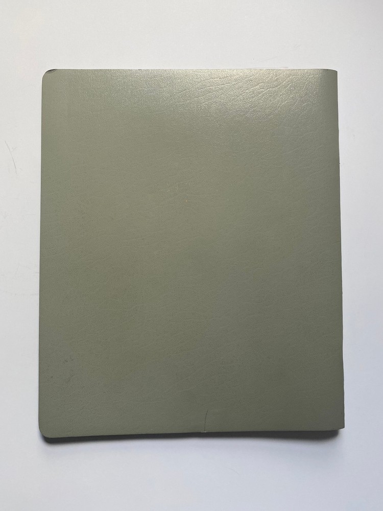 VINTAGE HARCO MINT SHEET FILE - CAPACITY 14 PAGES 3 POCKETS 11.5" x 9.5"