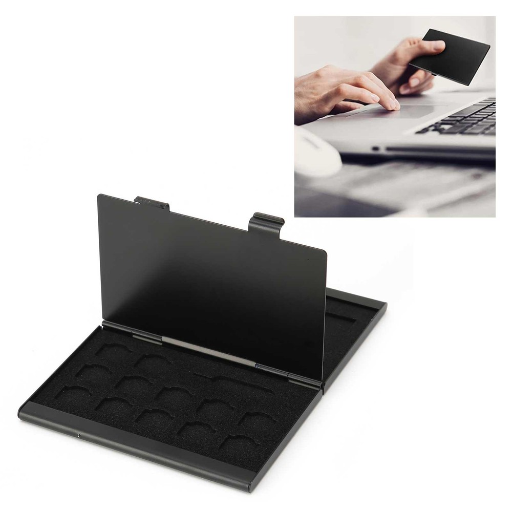 SIM Card Box Lightweight Shockproof Memory Card Organization Easy To Use