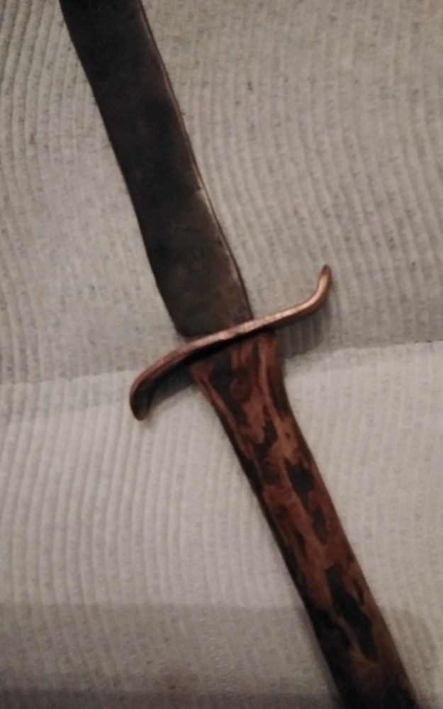 Antique And Forge Knife From Eastern Europe