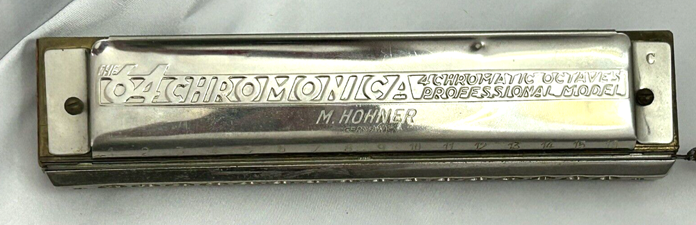 The 64 Chromonica 4 Chromatic Octaves Professional Model HOHNER Harmonica