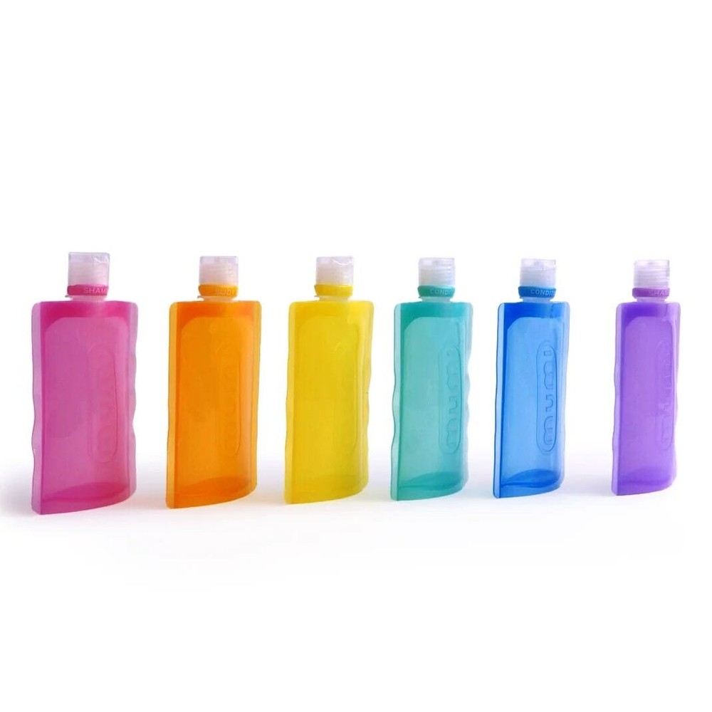 Mumi Refillable Travel Bottles - Yellow