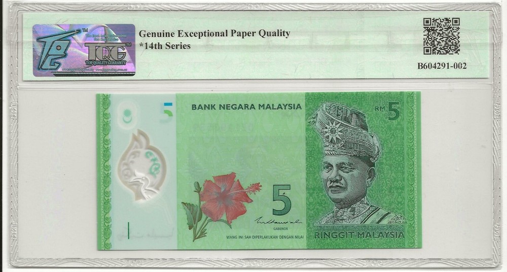 Error P52c 2020 Malaya 5 ringgit note UNC (world lot) Combine Ship
