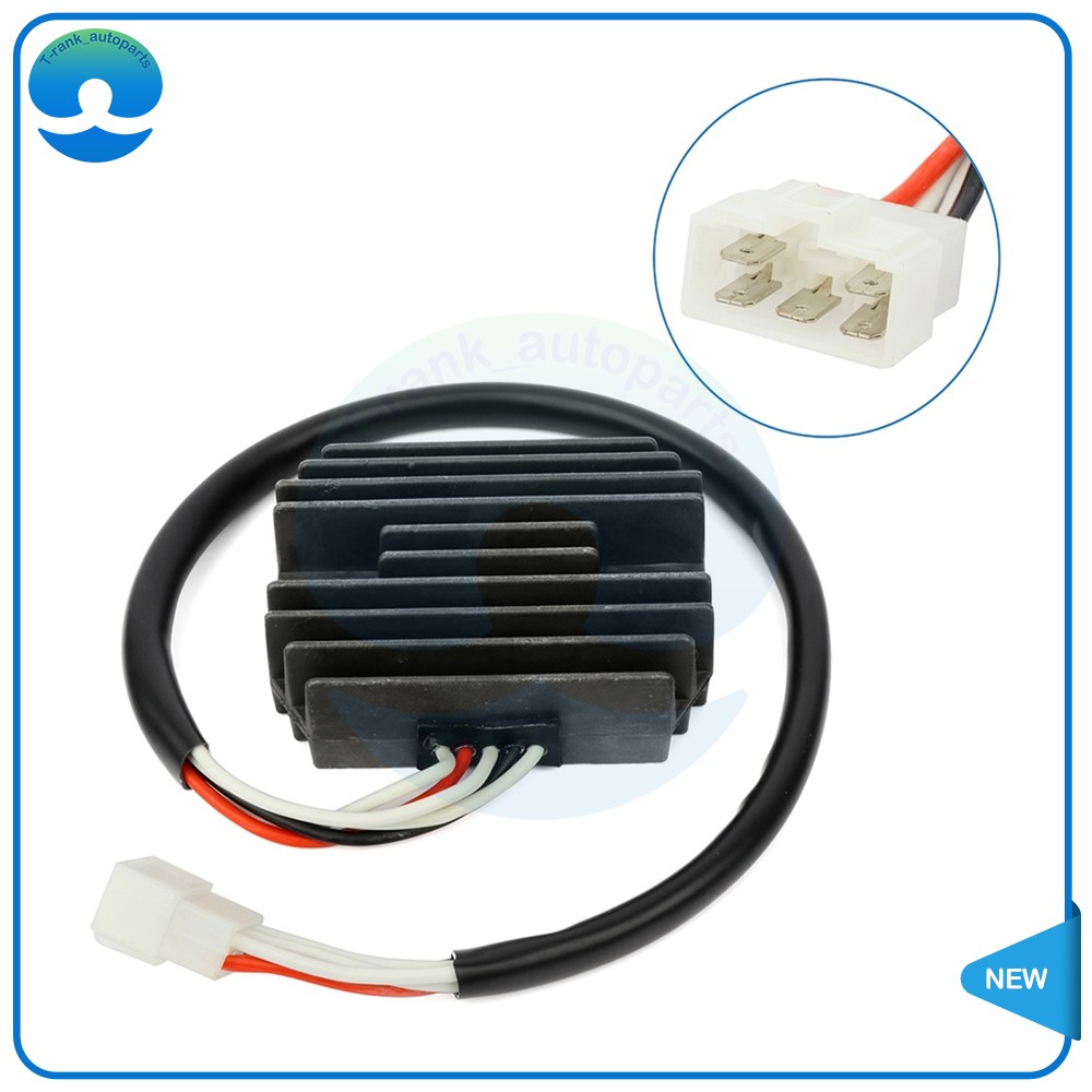Black Voltage Regulator Rectifier for 2013-2016 Yamaha V Star 650 XVS650 Custom