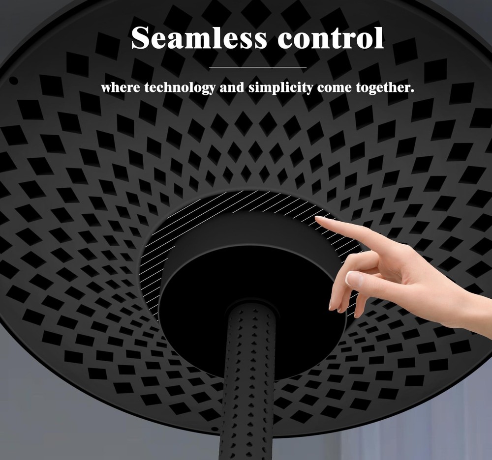 End Table, Side Table with Ambient Light and Wireless Charging, Nightstand, S...