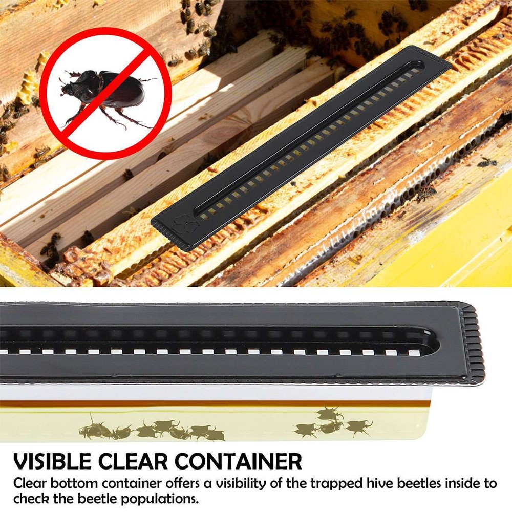 40pcs Plastic Bee Hive Beetle Blaster BeeHive Beetle Trap Beekeeping Tools