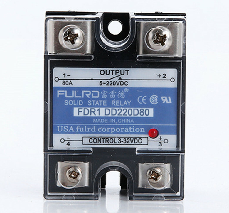FULRD single-phase solid state relay DC-DC FDR1 DD220D80 80A SSR-80DD