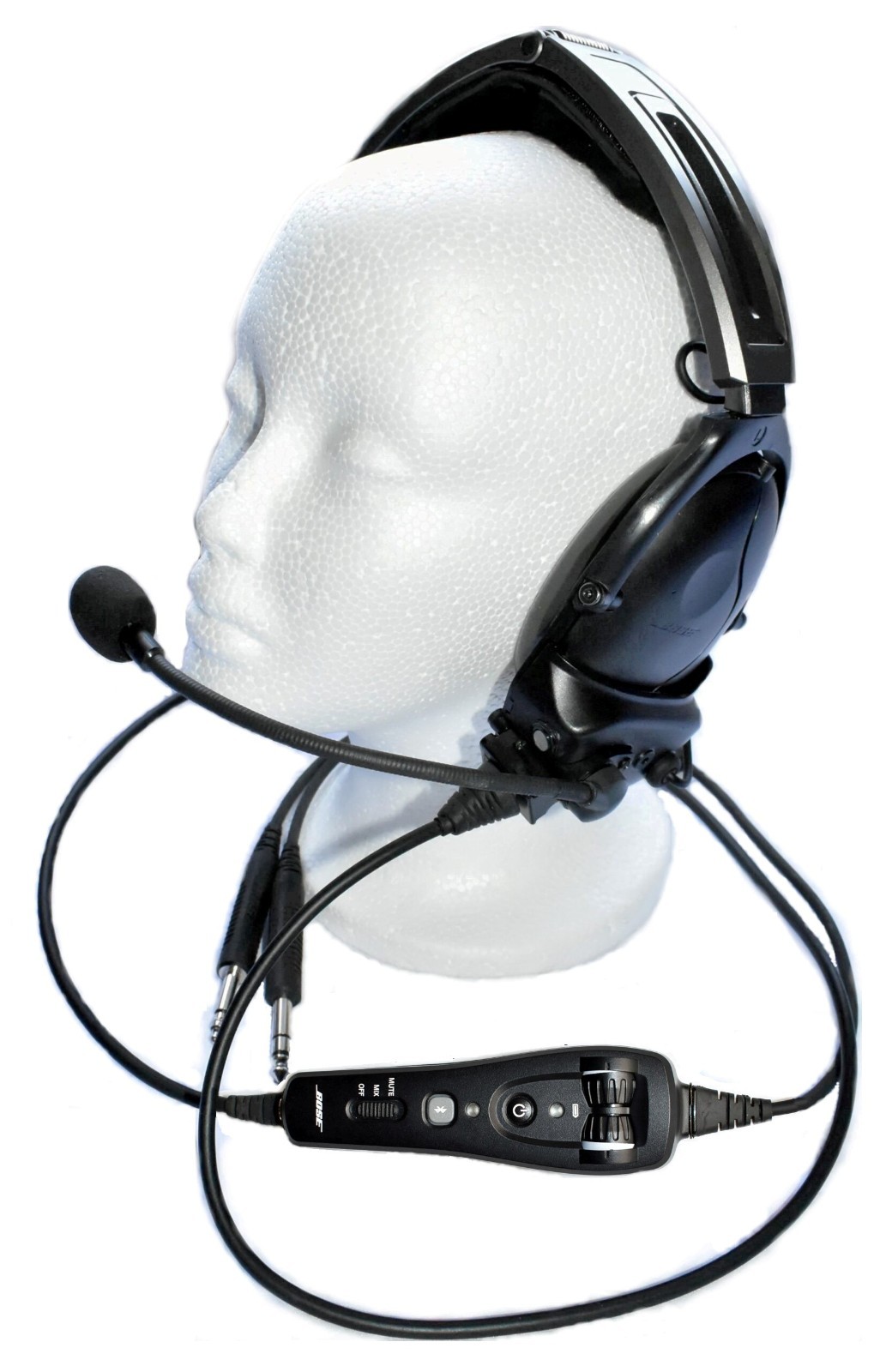 BOSE GA HEADSET WITH BLUETOOTH CONTROL MODULE BOSE A20 , DUAL PLUGS - WARRANTY