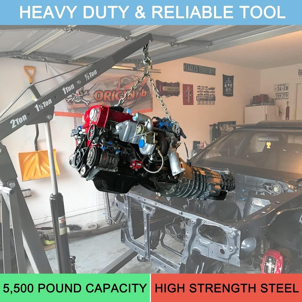 7100 Engine Lifting Bracket Set,5,500 lb Capacity Engine Lift Bracket Kit for...