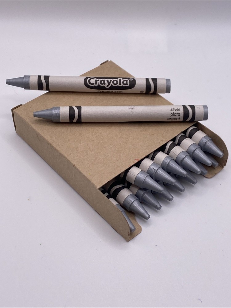 (16) Crayola Crayons (silver) BULK