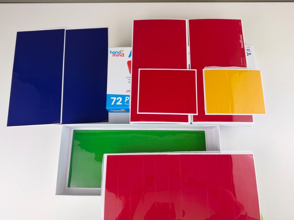 hand2mind Algebra Tile Demonstration Clings 72 Pieces Plus Number Path BIN11
