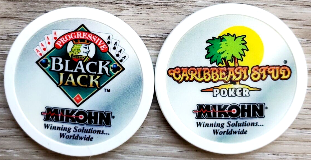Blackjack / Caribbean Stud Mikohn Promo Chip