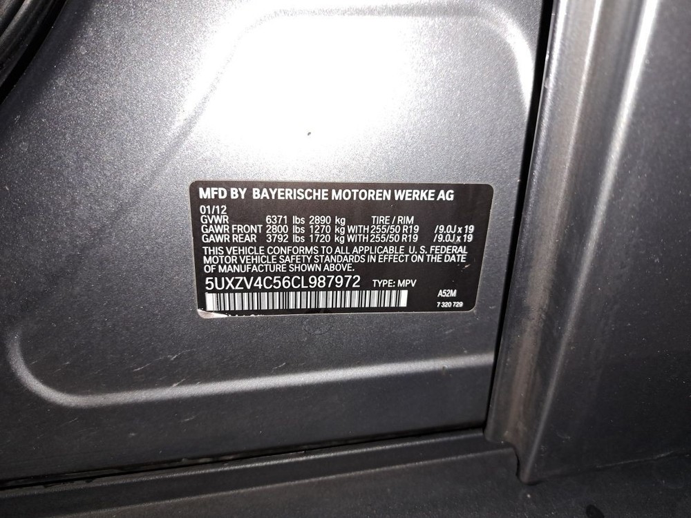 2012 X5 Display Screen Sku#4313359