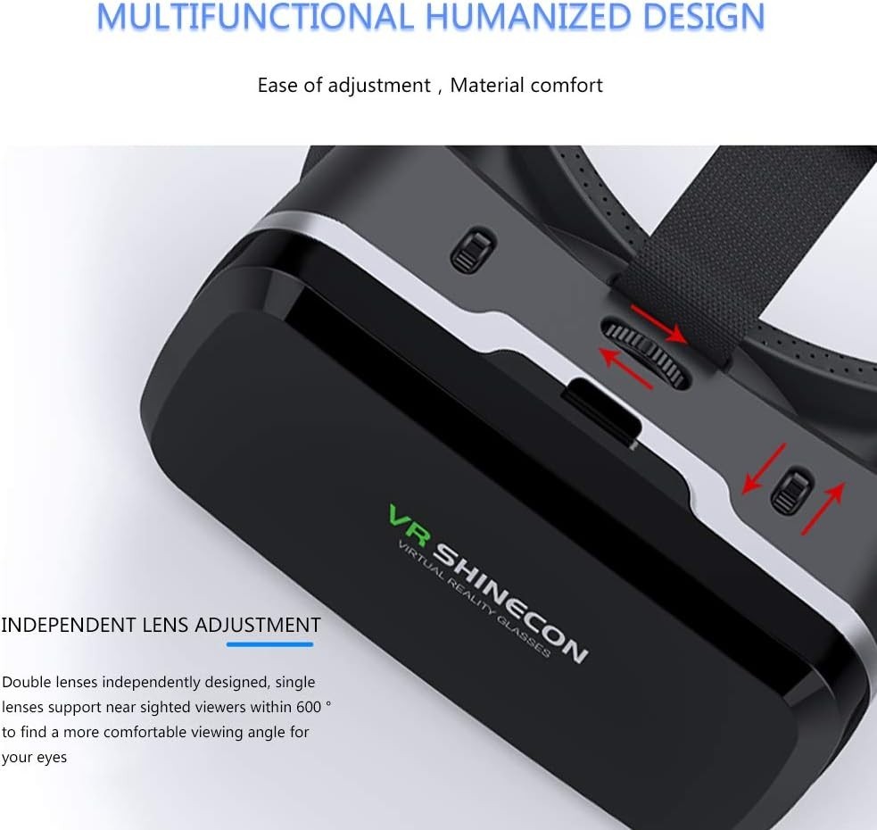 3D VR Headset Compatible with iPhone/Android - Your Mobile Cinema Experience