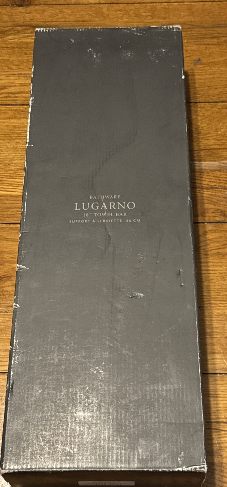 Restoration Hardware 18'' Lugarno Towel Bar • CHROME