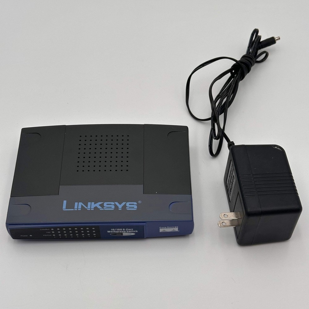 Linksys 10/100 8 Port Workgroup Switch - Black
