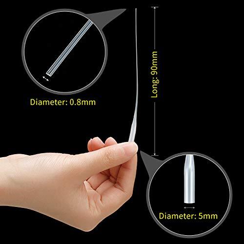 Glue Micro-Tips Plastic Glue Bottle Tip Nozzle Tip Extender Precision Applicator