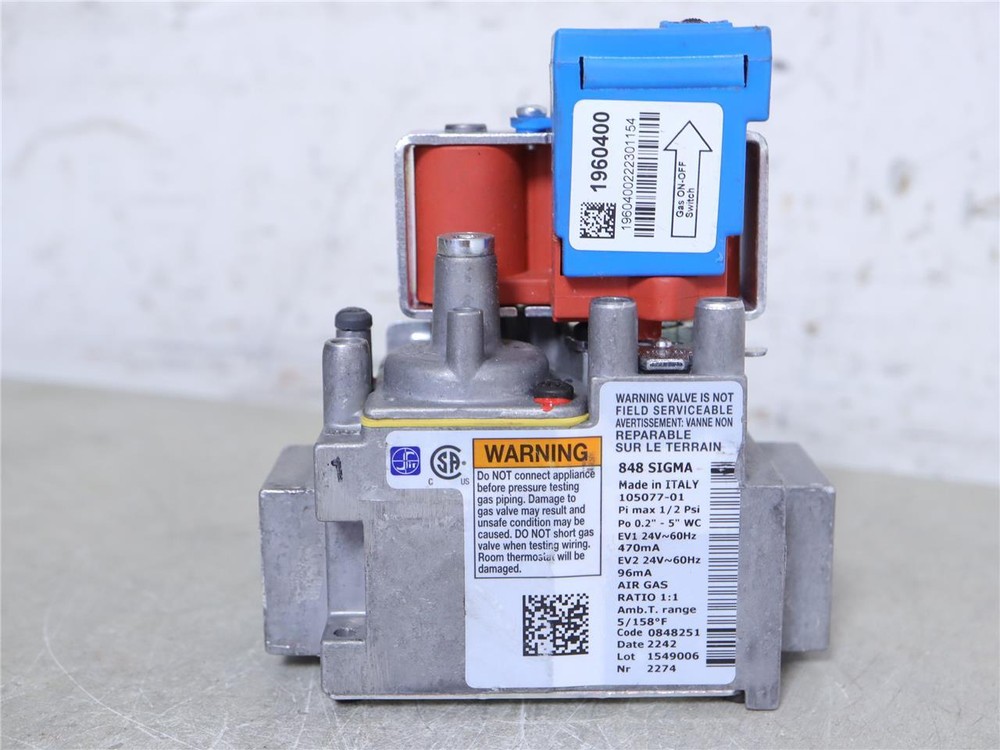 SIT 848 SIGMA 105077-01 Gas Valve