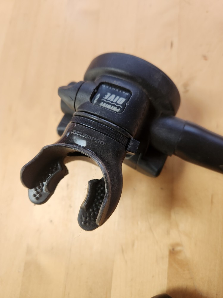 scubapro regulator and oceanic computer used three times