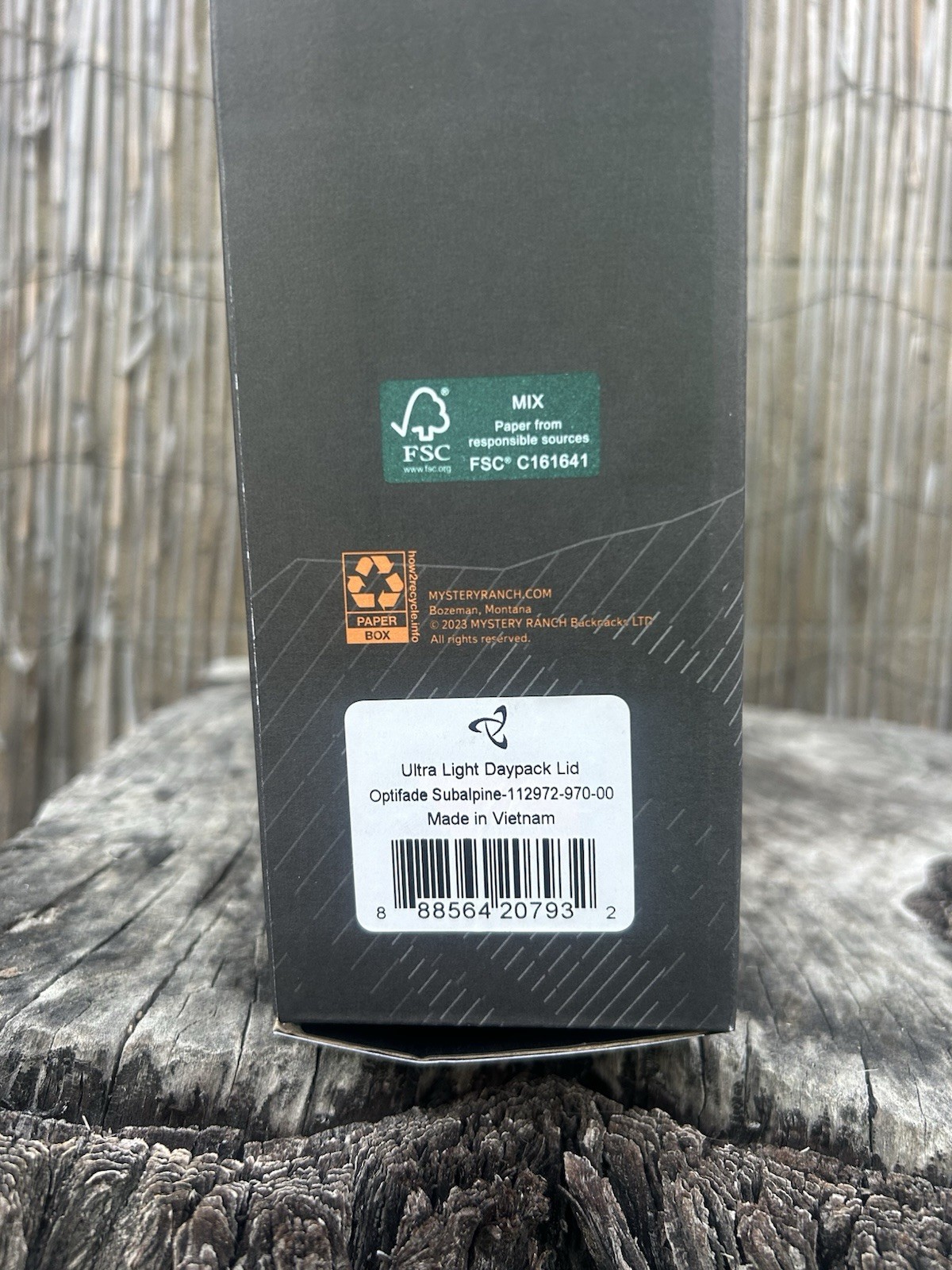 Mystery Ranch Ultralight Daypack Lid Optifade Subalpine Backpack Accessory NIB