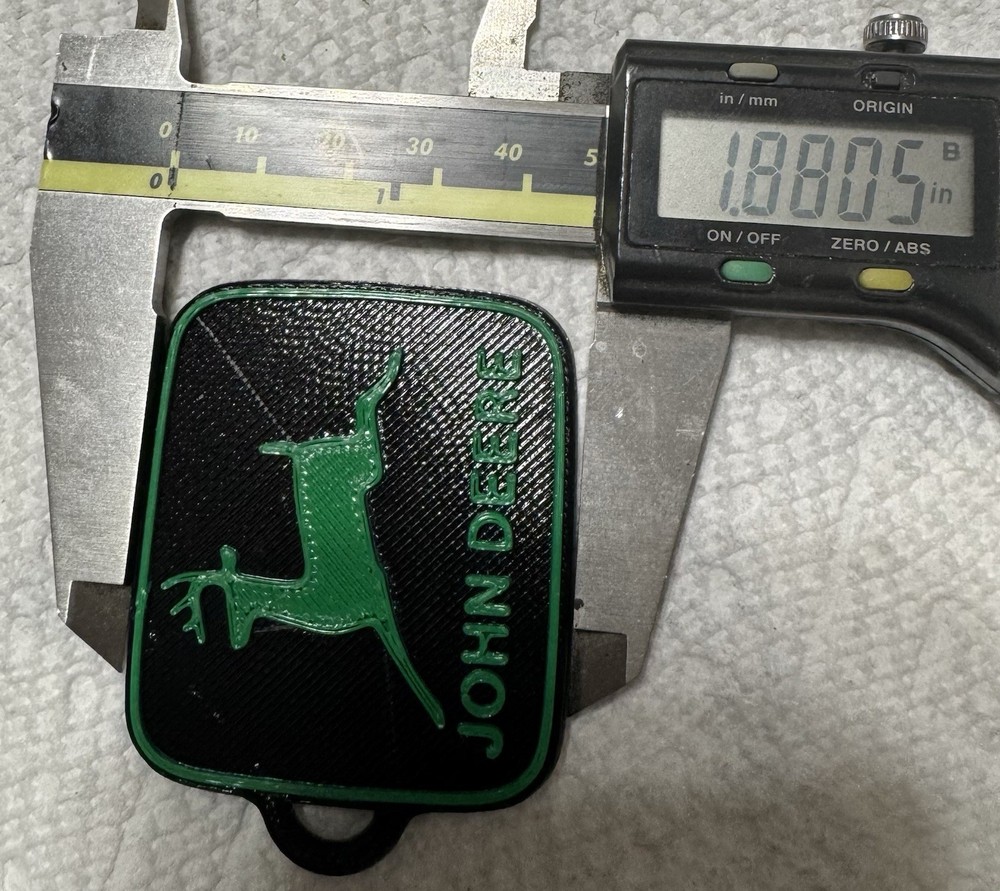 John Deere Custom 3d Printed Key Chain's