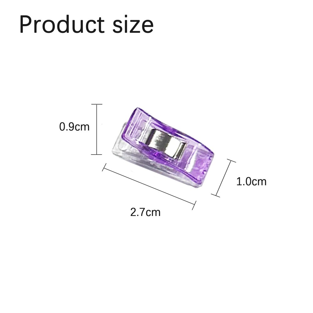 GDMINLO 100 Pack Multipurpose Sewing Clips for Quilting One Size, Assorted