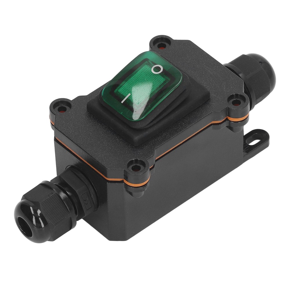 4Pin 2Position Inline Cord Switch With Rocker Button OnOff Outdoor Toggle Switch