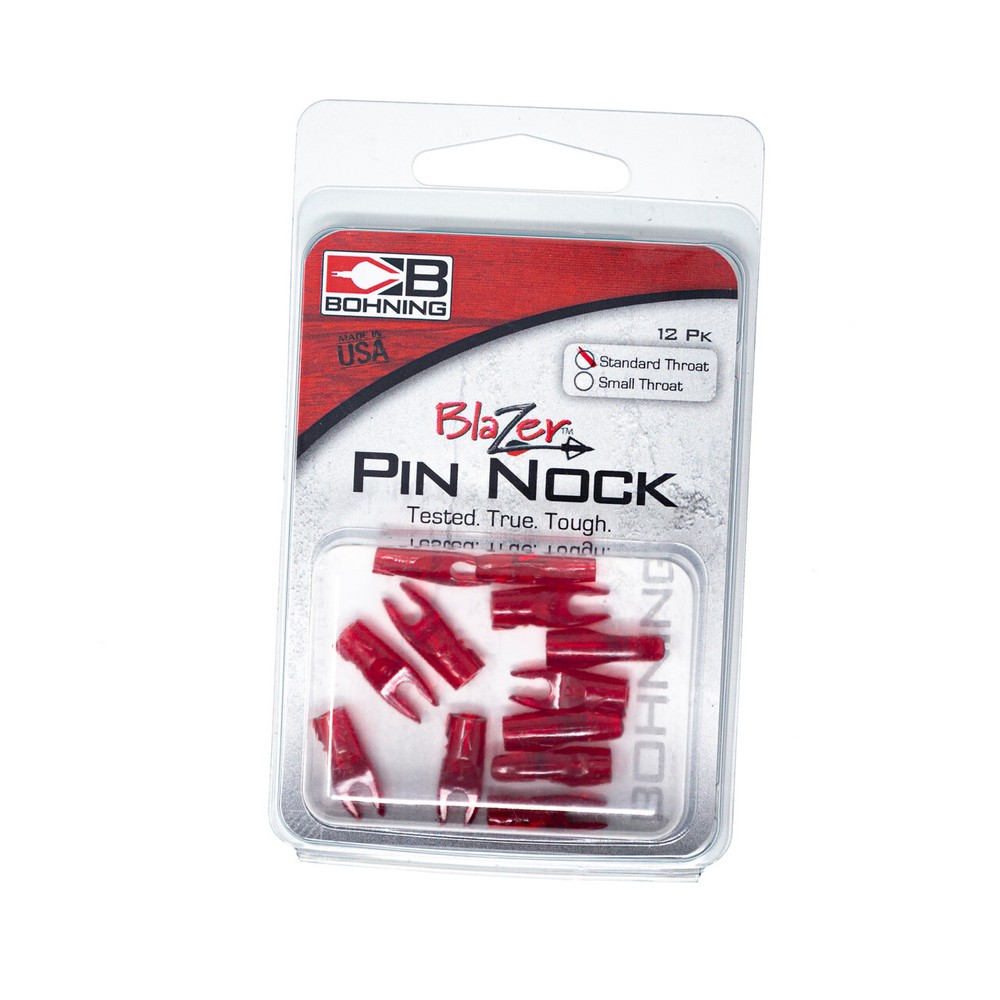 BOHNING  PIN NOCKS 2 DOZEN - SELECT SMALL OR LARGE BELOW