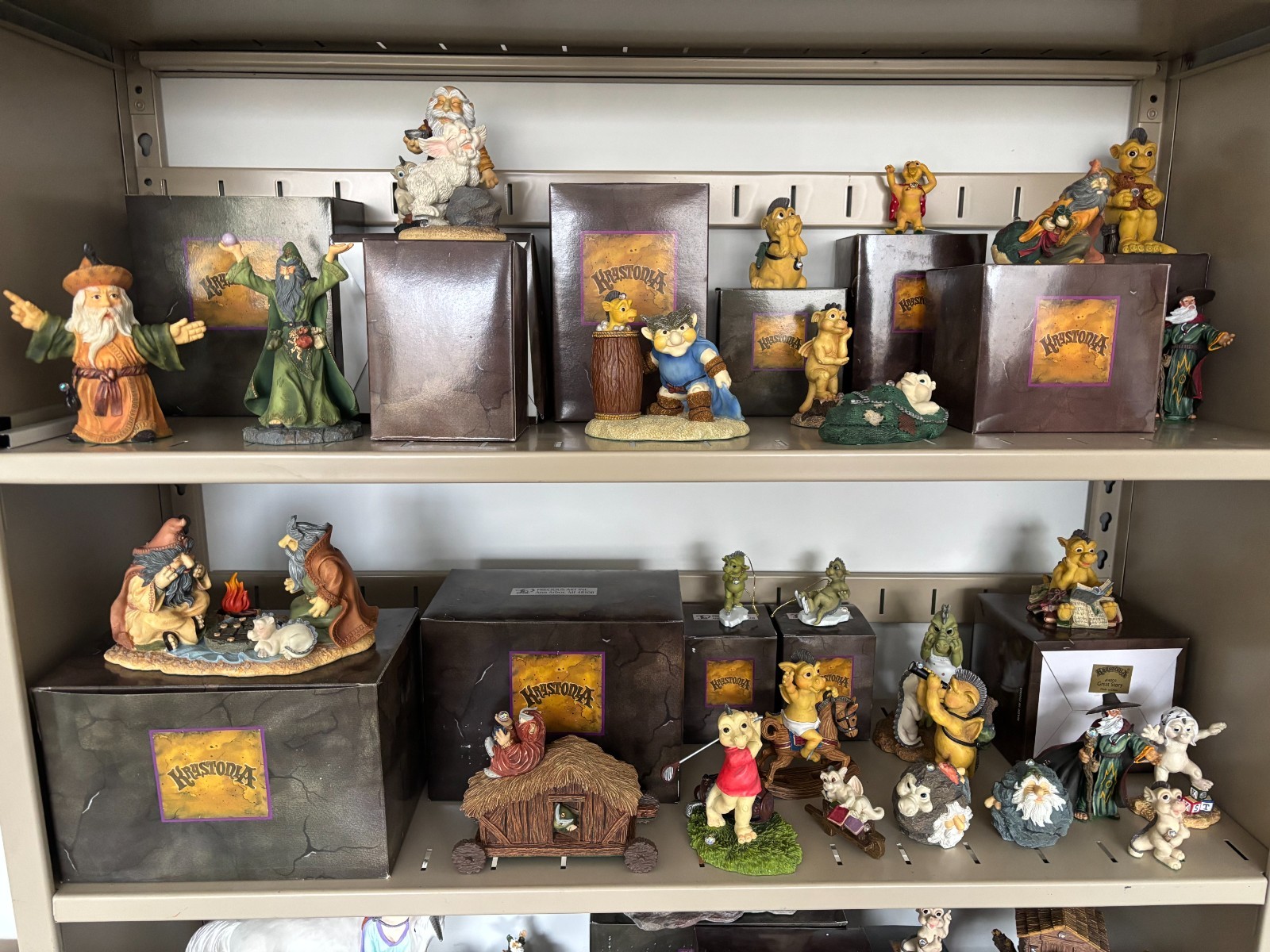 Lot of 71 Krystonia Figurines BRAND NEW in UNOPENED Boxes READ