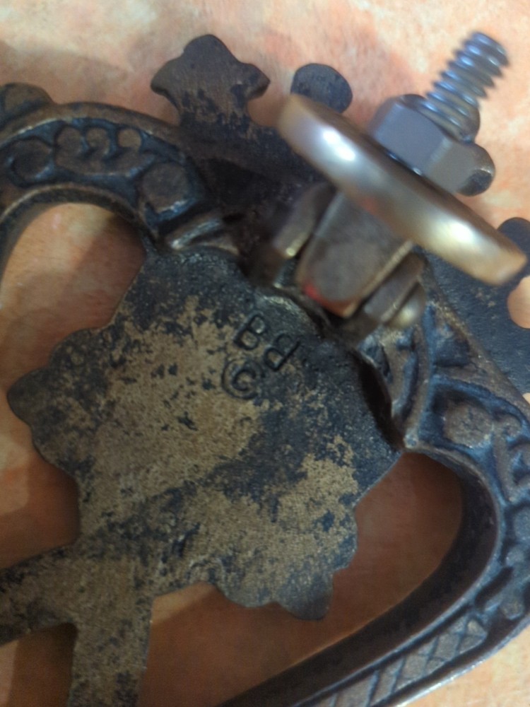 Vintage Solid Brass Door Knocker Crown Design
