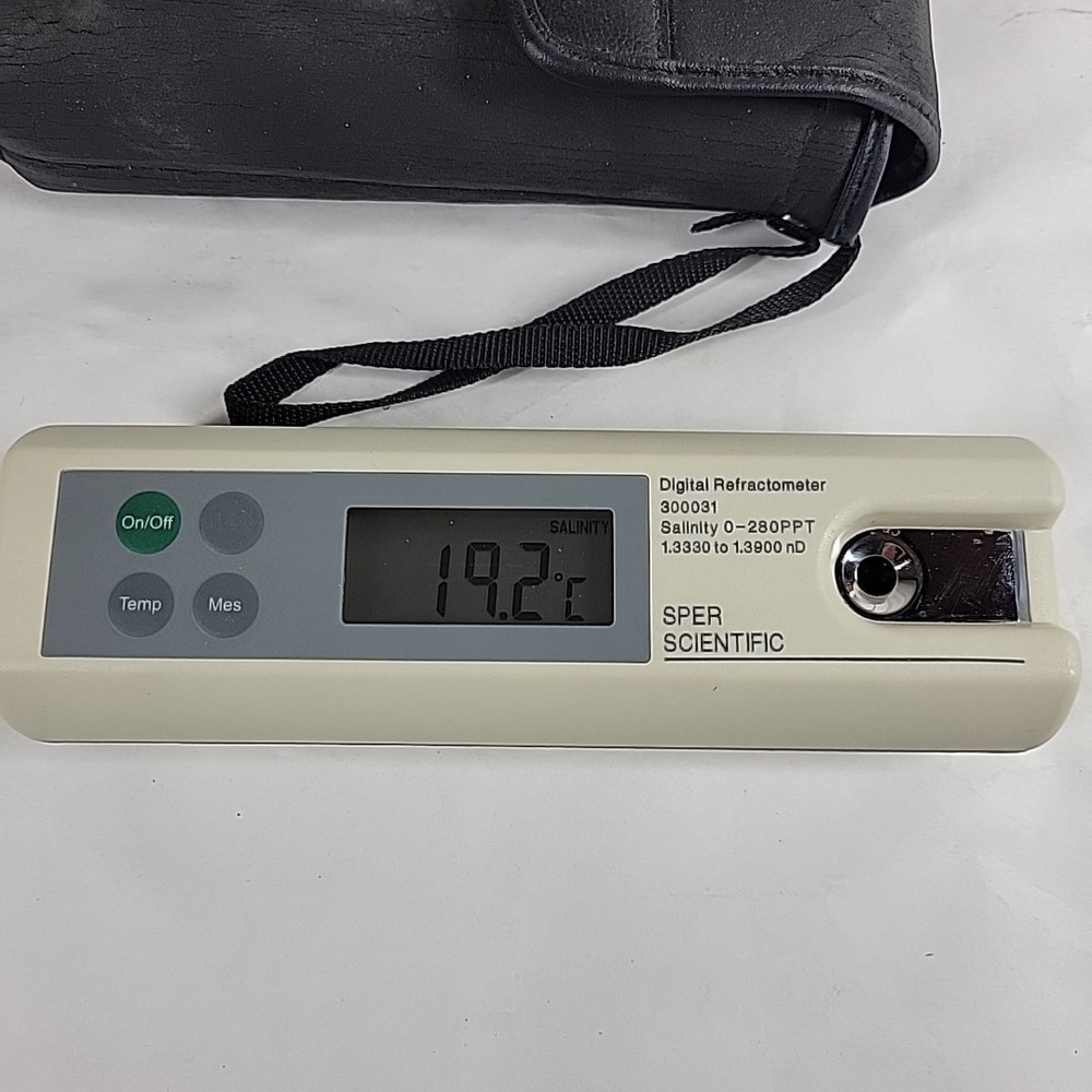 SPER Scientific 300031 Digital Refractometer With Case & Pipette Tested READ