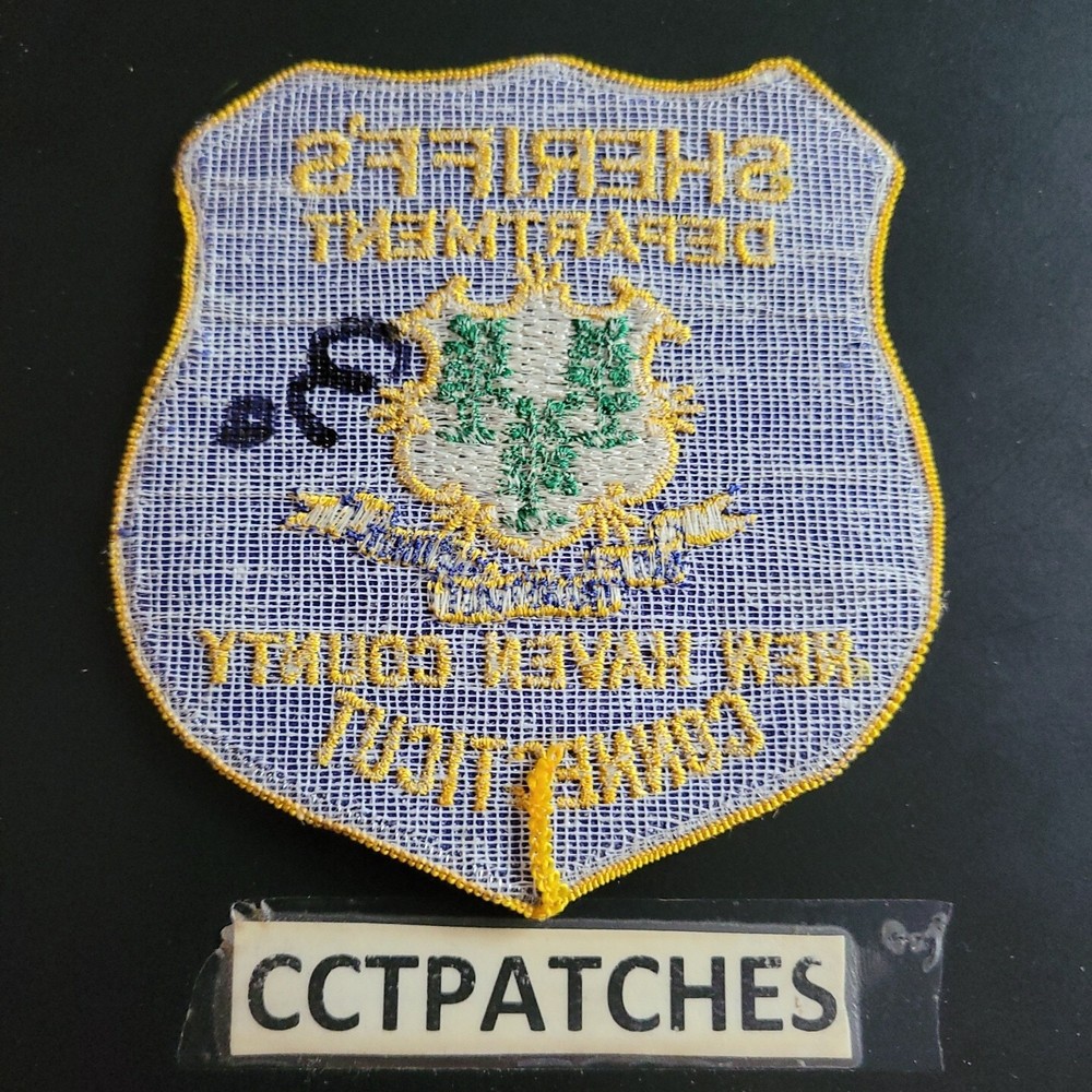 NEW HAVEN COUNTY, CONNECTICUT SHERIFF SHOULDER PATCH CT