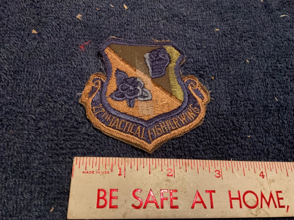 27th Tactical Fighter Wing Sew On Military Patch