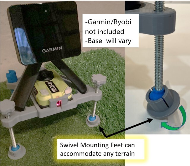 Garmin R10 Leveling Stand with laser options