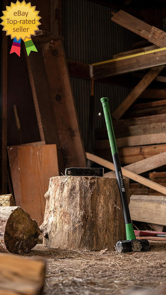 Splitting Wedge 5 Pound Log Splitter Tool with Heavy Duty Construction