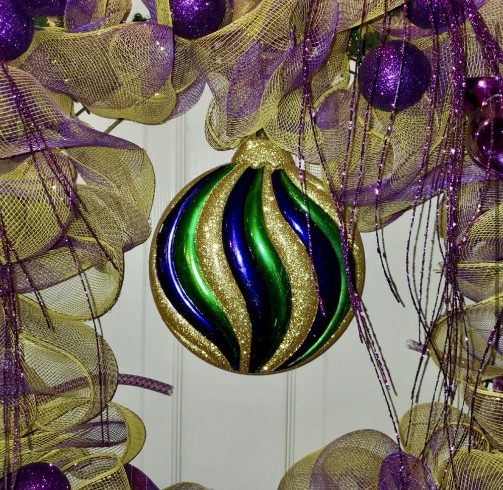 Mardi Gras Wreath