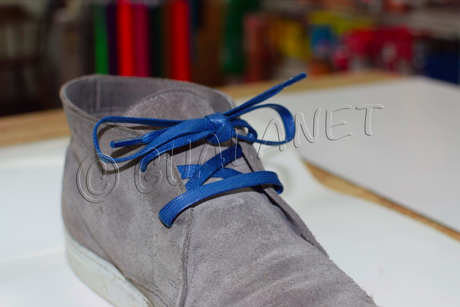 FLAT WAXED Sport Cotton Shoelaces Sneakers Casual Colored Shoe Laces Boot String