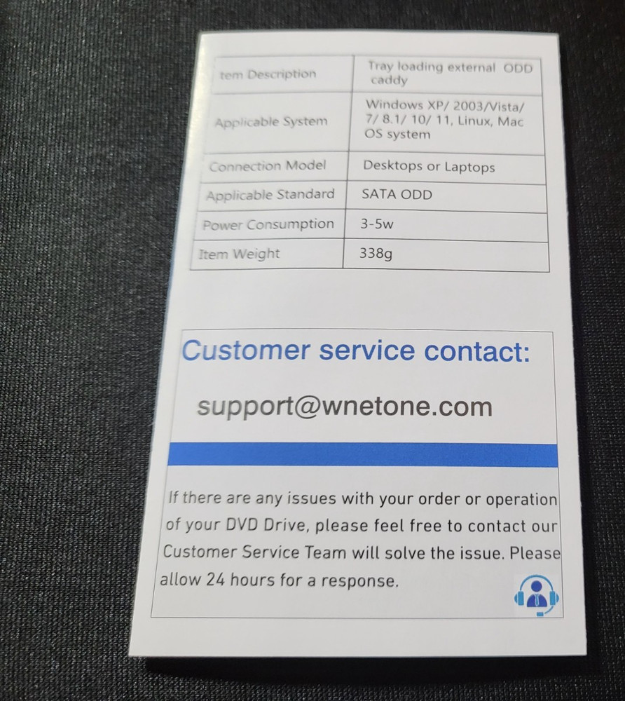 New Ziweo CD/DVD External PC reader for (Windows, Linux, & Mac OS systems)