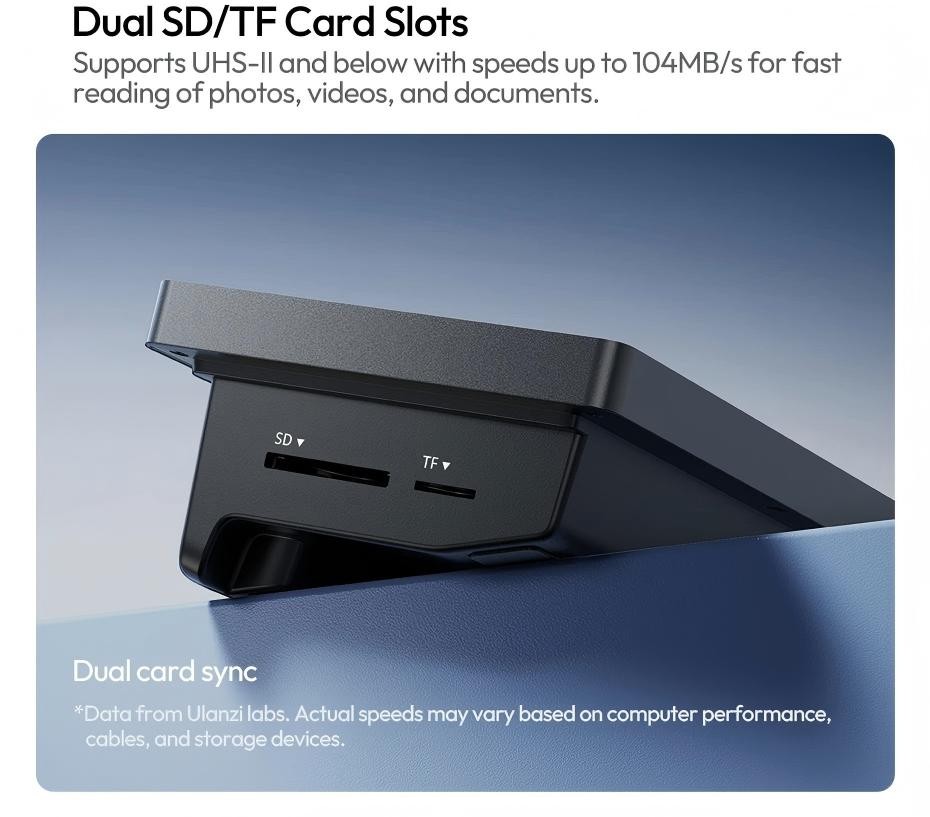 Ulanzi D200H Deck Dock Streaming Controller 7-In-1 Visual Keyboard Creative Hub