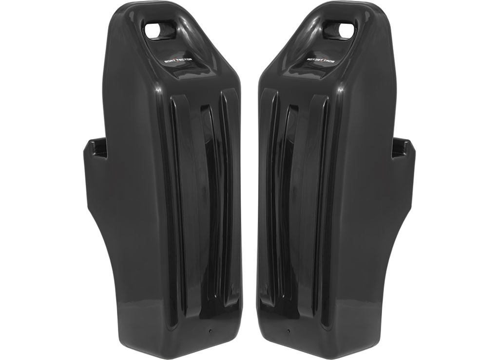 Extreme Max 3006.8768 Pontoon Inflatable Boat Fender w/Locking Handle Black Pair