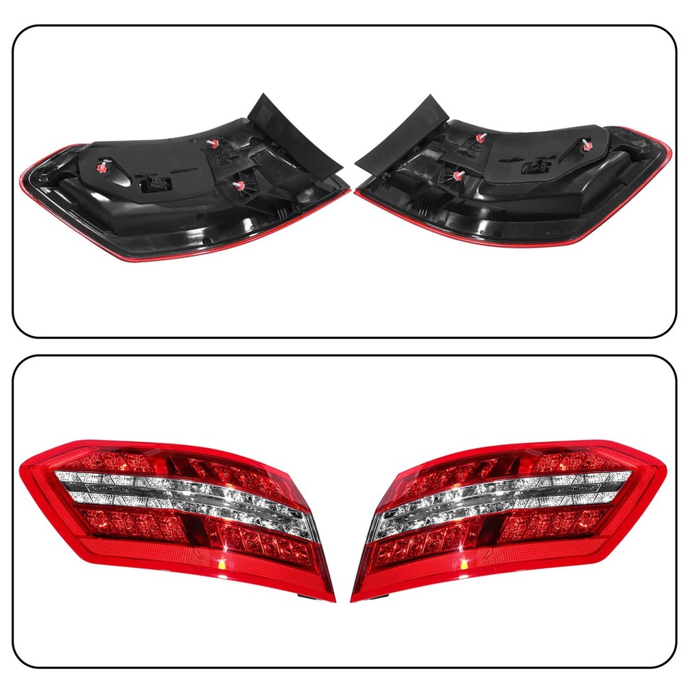 Tail Light Assembly Pair for E-Class 2010-2013 2129060758 2129060858