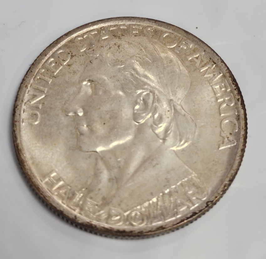 1937 Daniel Boone Commemorative Silver Half Dollar 50C J326
