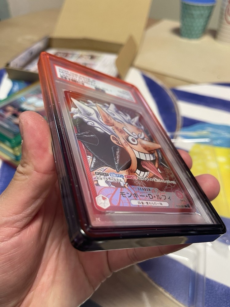 Custom PSA Style Graded Card Case Guard Protector Ember Edition Bumper