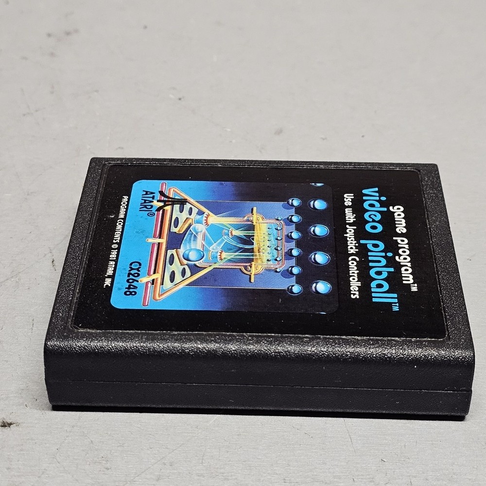 Atari 2600 Video Pinball Game Program Cartridge 1981 CX2648
