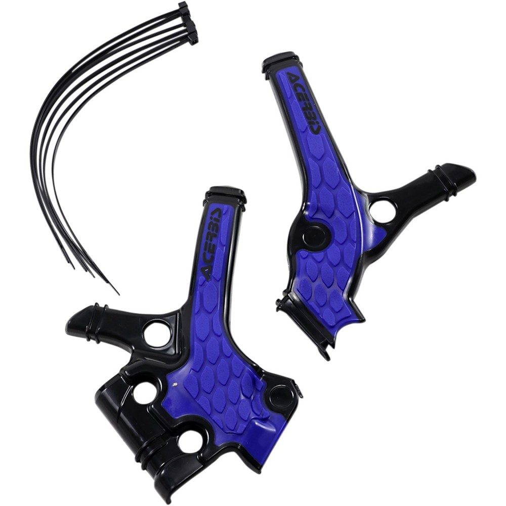 Acerbis X-Grip Frame Guards Black/Blue 2736381004