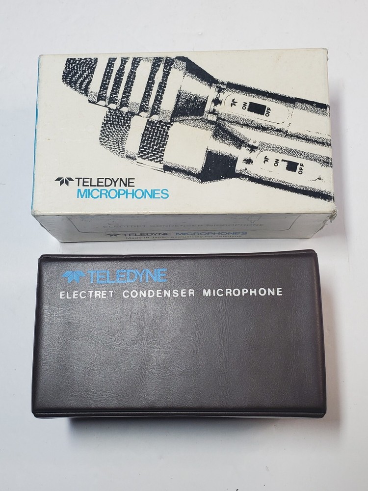 Teledyne Electret Condenser Ominidirectional Microphone EO-300 Working